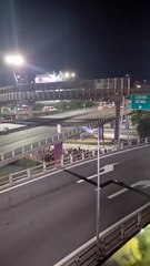 Destrozos en las instalaciones de TN