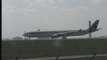Landing A340 Qatar Airways at the airport of Roissy CDG