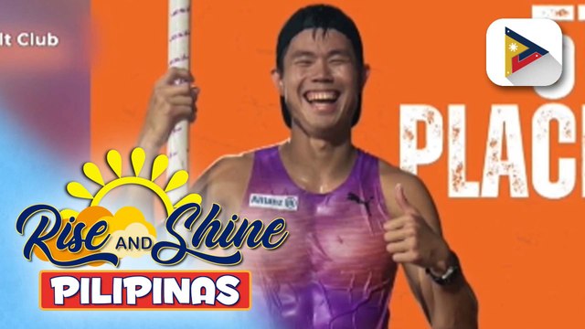 Pinoy pole vaulter EJ Obiena, nagtapos sa ikalimang pwesto sa 2025 FBK Games na idinaos sa the Netherlands