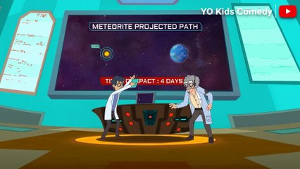 Honey Bunny Team X End Of The World   New Movie in Hindi   Cartoon For Kids   Yo Kids Comedy