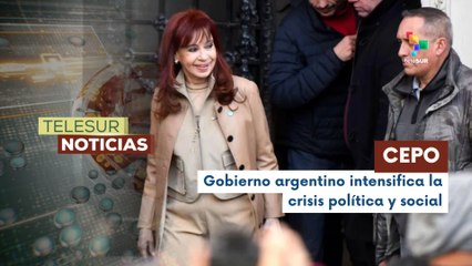 Pueblo argentino respalda a la expdta Cristina Fernández