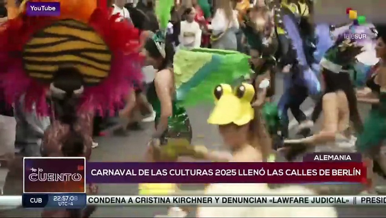 Berlín celebró con entusiasmo el tradicional Carnaval de las Culturas 2025 CULTURA TE LO CUENTO 10-06-2025