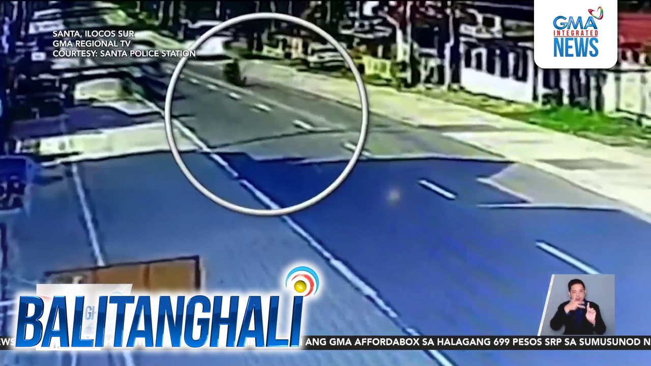 87-anyos na babae, patay matapos mabundol ng motorsiklo habang tumatawid | Balitanghali