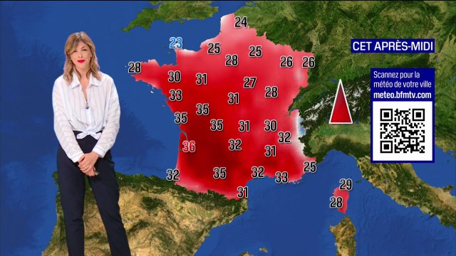 Un temps ensoleillé sur l'ensemble de l'Hexagone, quelques nuages avant l'arrivée d'orages sur le sud-ouest... La météo de ce mercredi 11 juin