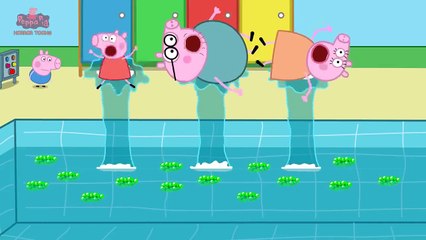 Swimming Pool Part _ Funny Peppa Pig Try Not To Laugh