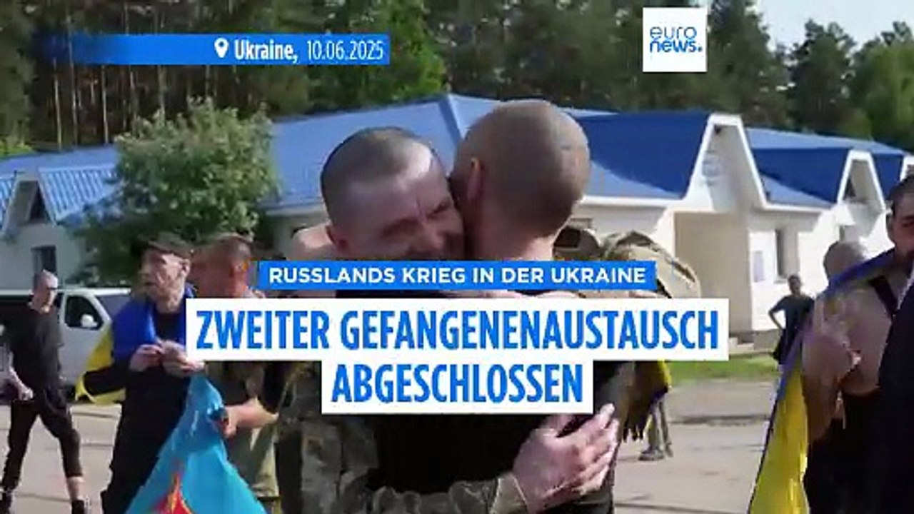 Ukraine und Russland schließen zweite Runde des Gefangenenaustauschs ab