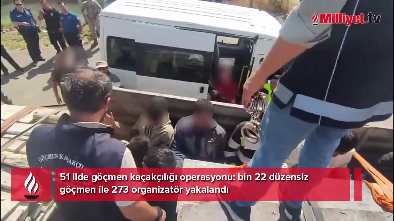 51 ilde göçmen kaçakçılarına yeni operasyon