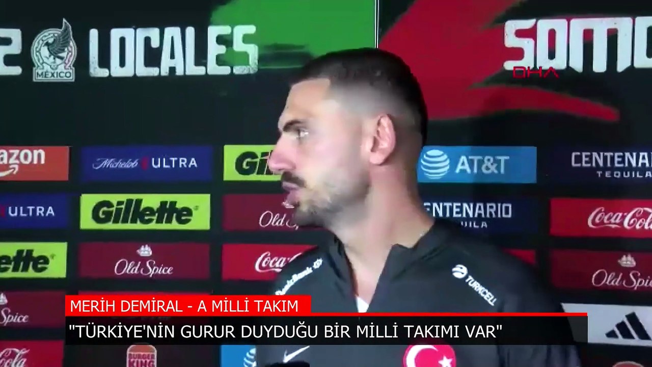 Merih Demiral: Türkiye'nin gurur duyduğu bir milli takımı var