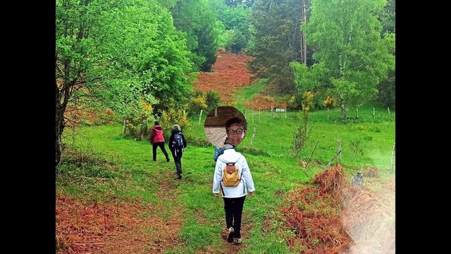 Eygurande les randonneurs