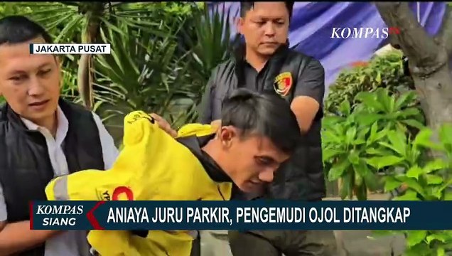 Aniaya Juru Parkir dengan Senjata Tajam di Kemayoran, Pengemudi Ojol Ditangkap Polisi