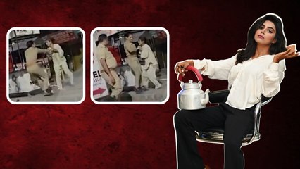 Model Chai Wali Simran Gupta संग Late Night Police ने की Fight Video Viral, Public Angry Reaction