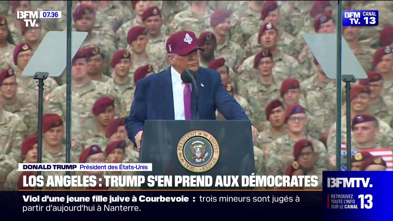 Donald Trump s'en prend aux démocrates et accuse le gouverneur de Californie et la maire de Los Angeles d'être "incompétents"