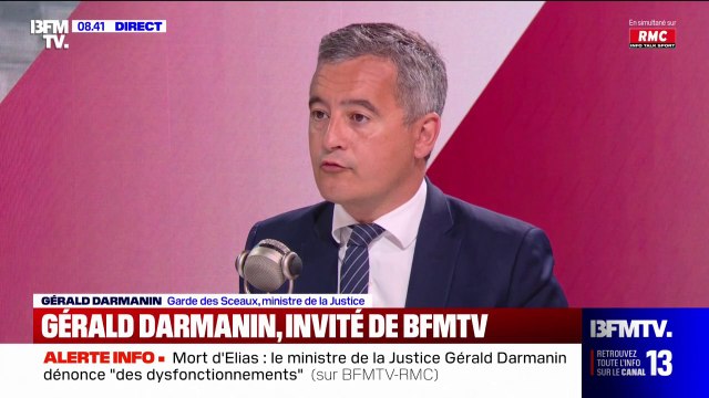 Gérald Darmanin propose d'envoyer en prison en premier lieu les personnes jugées pour atteinte aux personnes