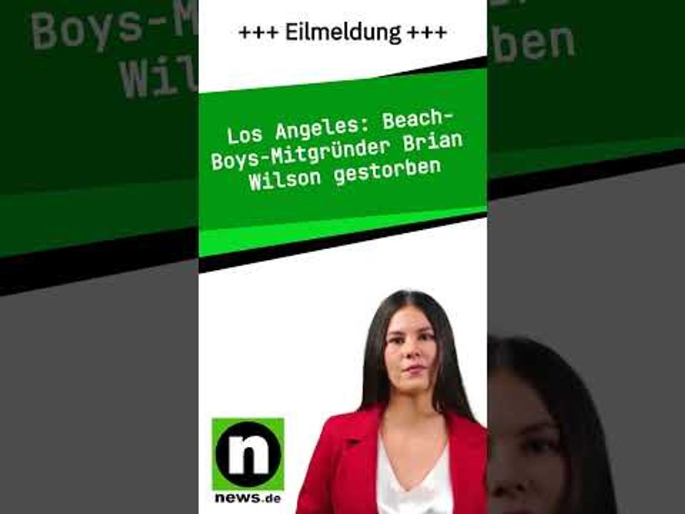 Beach-Boys-Mitgründer Brian Wilson gestorben