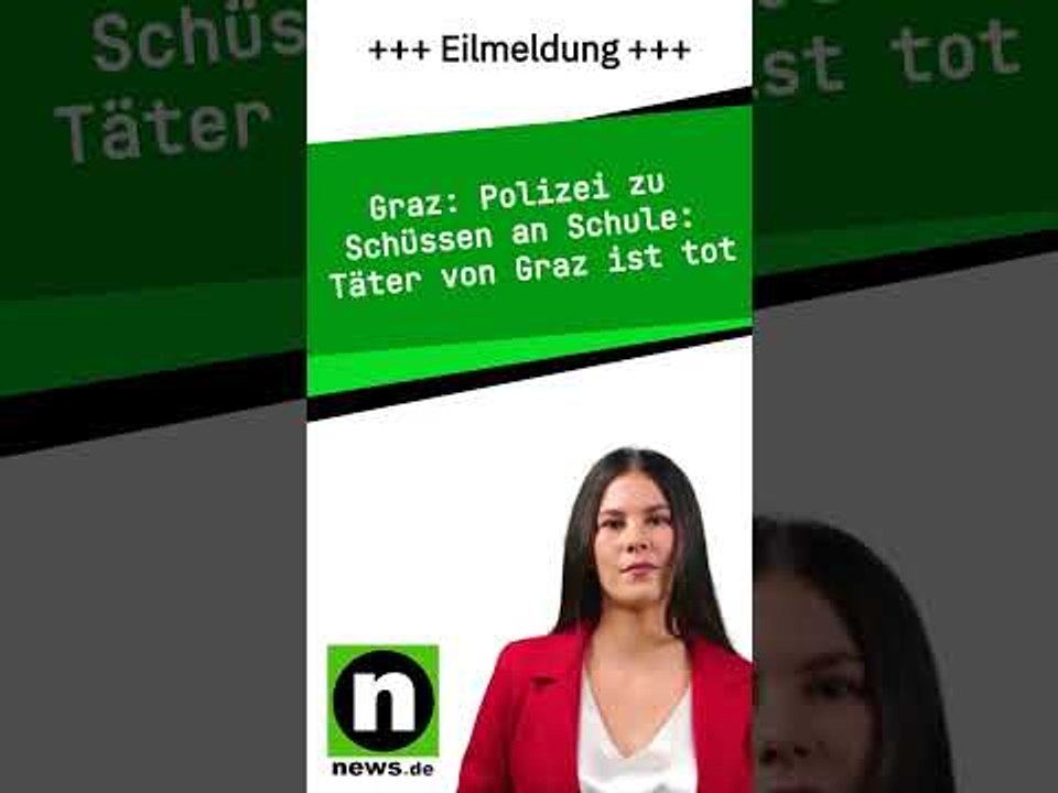 Polizei zu Schüssen an Schule: Täter von Graz ist tot