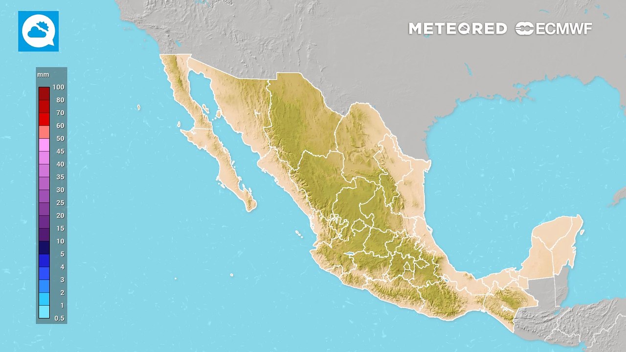 Fin de semana con lluvias fuertes a torrenciales e intenso calor en México