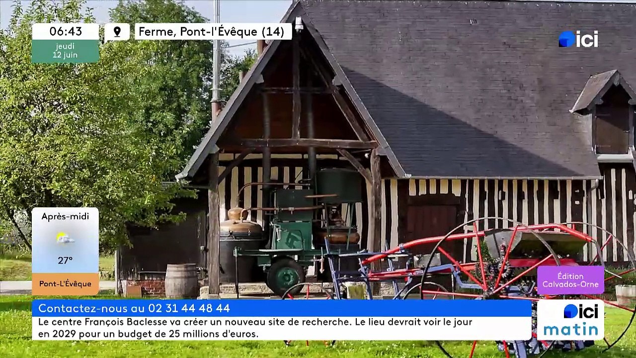 12/06/2025 - ici matin parici Normandie (Calvados - Orne) en vidéo