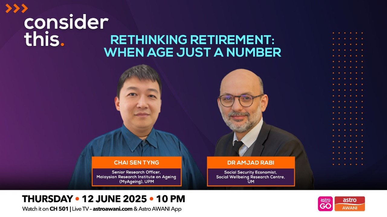 Consider This: Rethinking Retirement: When Age Just a Number (Part 1)