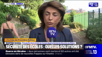 Sas de sécurité, clôtures réhaussées... "C'est plus de 90% de nos collèges qui sont protégés aujourd'hui', explique Martine Vassal (présidente du conseil département des Bouches-du-Rhône)