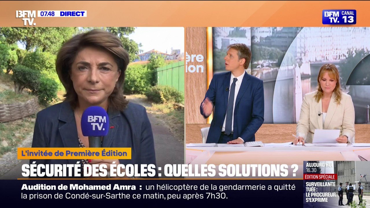Sécurité des écoles: "Nous avons dépensé 77 millions d'euros", pour équiper les établissements, assure la présidente du Conseil départemental des Bouches-du-Rhône