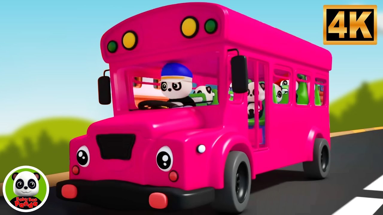 Wheels on the Bus - Fun Learning Nursery Rhyme & Kids Song - X2 Speed Bus Song