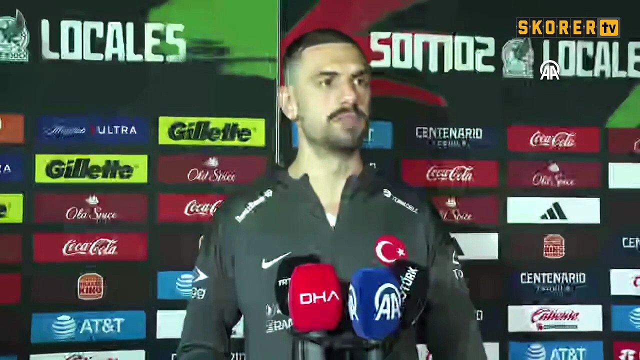 A Milli Takım'da Merih Demiral: Milletimizin gurur duyduğu bir milli takım var