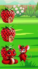 help the strawberry mouse find it's home #shorts​​ #usa​​ #english​​ #cartoon​​ #animation​​_2025