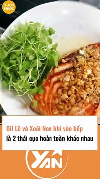 Gil Lê và Xoài Non khi vào bếp