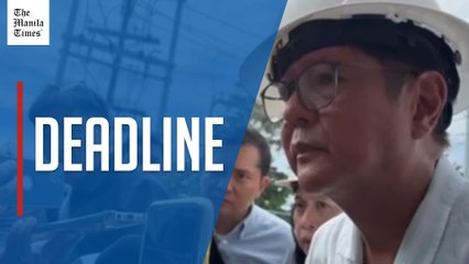 Marcos gives Siquijor power provider 6 months to resolve power crisis