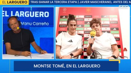 Entrevista a Montse Tomé en El Larguero tras el anuncio de la convocatoria de España para la Eurocopa femenina