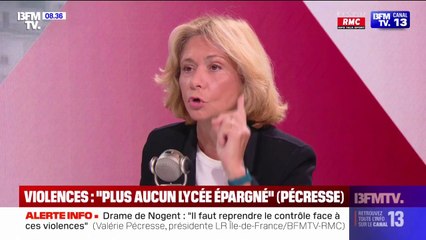 Valérie Pécresse (LR) demande "des amendes pénales immédiates" pour sanctionner les insultes envers les professeurs