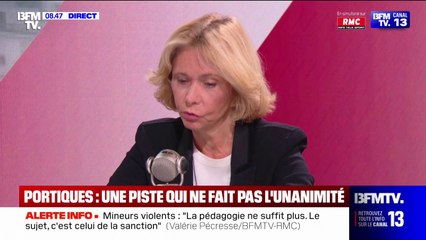 Portiques de sécurité à l'entrée des écoles: "Ça ne règlera aucun problème", assure Valérie Pécresse