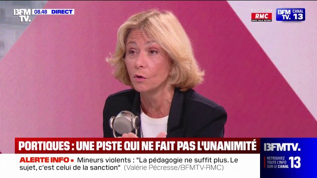 Pour Valérie Pécresse, les réseaux sociaux sont devenus un lieu qui incite à la violence, un lieu d'enfermement et ça lave le cerveau (aux mineurs)