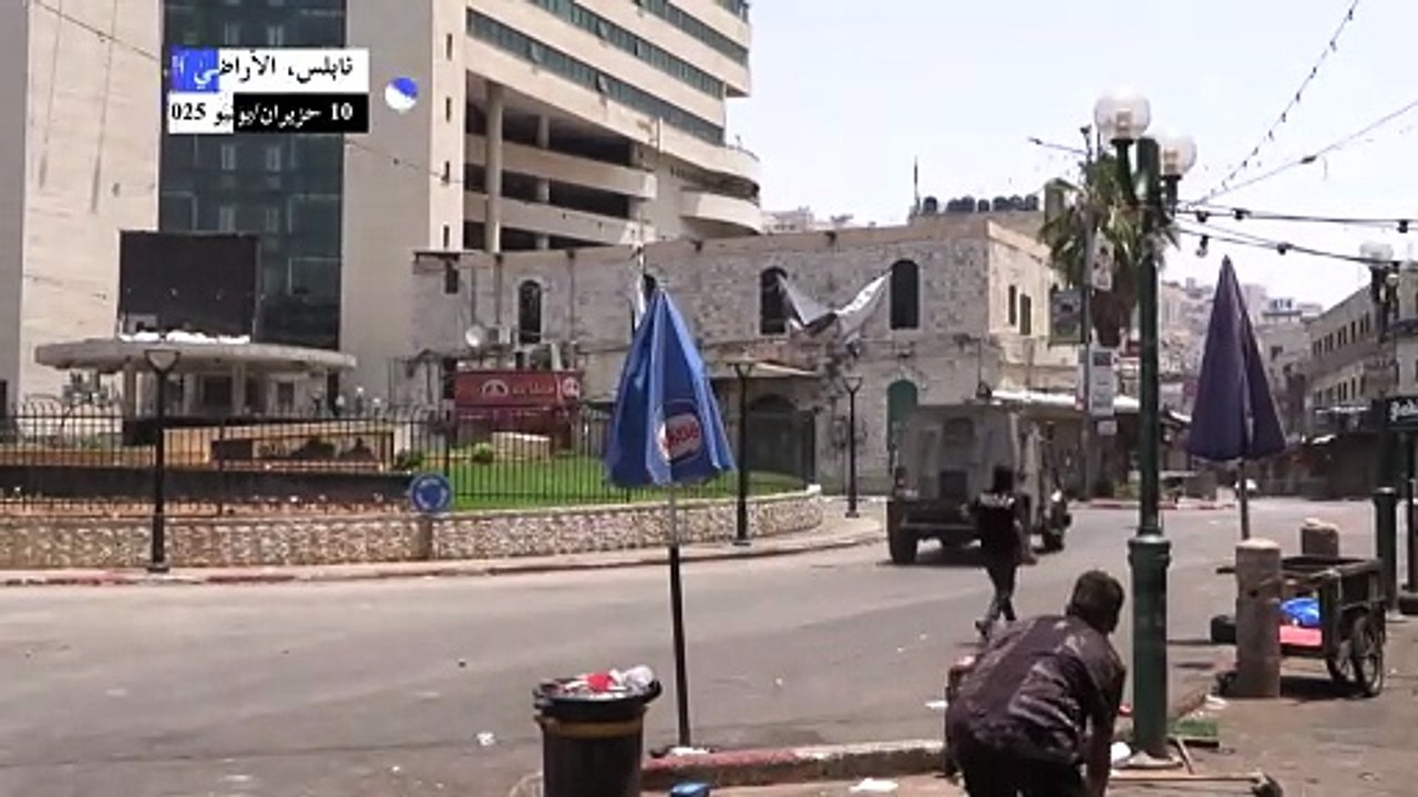 مواجهات بين الفلسطينيين والجيش الإسرائيلي في نابلس