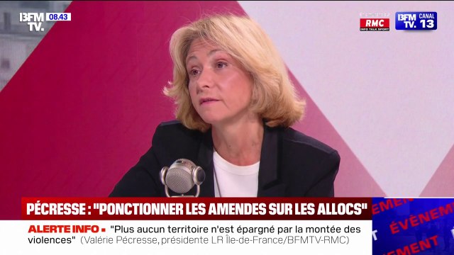 Vente de couteaux aux mineurs, réseaux sociaux, portiques: Quand on a un fait divers, c'est en général le concours Lépine de la fausse bonne solution , pointe Valérie Pécresse