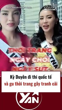 Kỳ Duyên thi quốc tế với trang phục gây tranh cãi