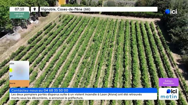 11/06/2025 - ici matin par ici Roussillon en vidéo