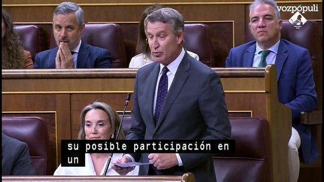 Feijóo, a Sánchez: Ha vuelto a salir el señor Cerdán en los papeles de la UCO. ¿Le avala o no?