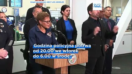 Burmistrz Los Angeles ogłasza lokalny stan wyjątkowy i wprowadza 10-godzinną godzinę policyjną
