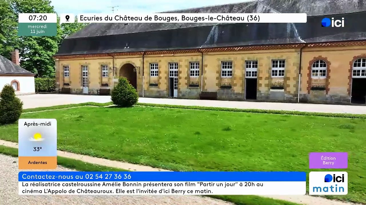 11/06/2025 - ici matin par ici Berry en vidéo