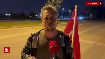 Eskişehir’den yola çıktı: Bir paket un ve Türk bayrağı ile Gazze’ye yürüyor