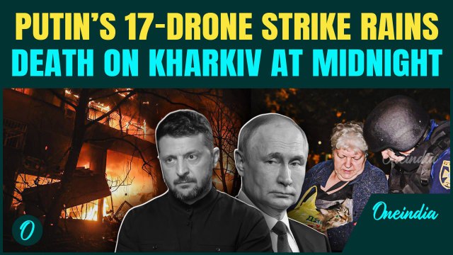 Putin’s Drones Burn Kharkiv in SHOCKING Midnight Attack; 17 Drones Pound 15 Apartments; 2 Killed