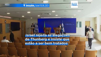 Greta Thunberg diz que detenção não se compara ao que se está a passar na Palestina e em Gaza