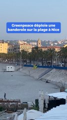 Greenpeace a déployé une banderole sur la Prom’ contre "l’exploitation minière en eau profonde"