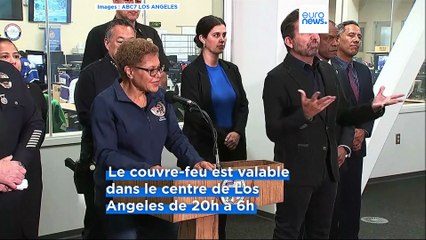 A Los Angeles, plusieurs arrestations après des violations du couvre-feu