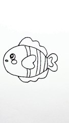 How to draw a fish