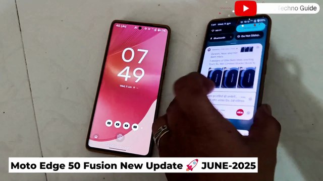 Moto Edge 50 Fusion Update 🔥 Android 15 Stable + June & July 2025 Security Patch! #motoedge50fusion