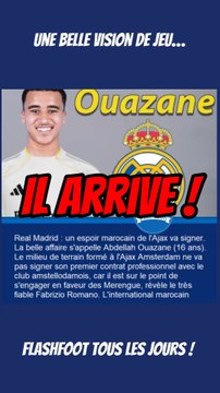 🚨 Real Madrid : Un jeune marocain arrive ! Technique, vision de jeu, il est décrit comme un prodige