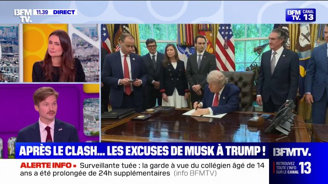 Je regrette certains de mes messages, ils sont allés trop loin : Elon Musk s'excuse après son clash violent avec Donald Trump
