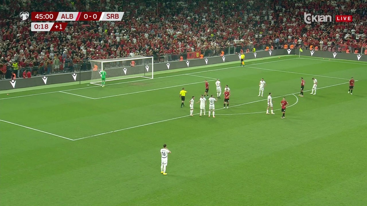 PRITET PENALLTIA! Manaj dhe portieri në drejtim të njejtë/ Shqipëri 0 - 0 Serbi (FIFA World Cup 2026 - UEFA European Qualifiers) 4K50